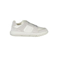 Sneaker homme en polyuréthane blanc de Tommy Hilfiger avec semelle blanche et design moderne.