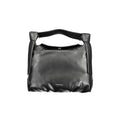 Portefeuille pour hommes en polyester noir de Calvin Klein, avec plusieurs compartiments et design élégant.