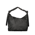 Sac à épaule pour femme en polyester noir de Calvin Klein, visible avec détails élégants et design moderne.