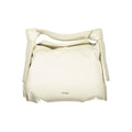 Sac à main beige en polyester pour femmes de Calvin Klein, élégant et pratique, avec détails modernes visible dans l'image.