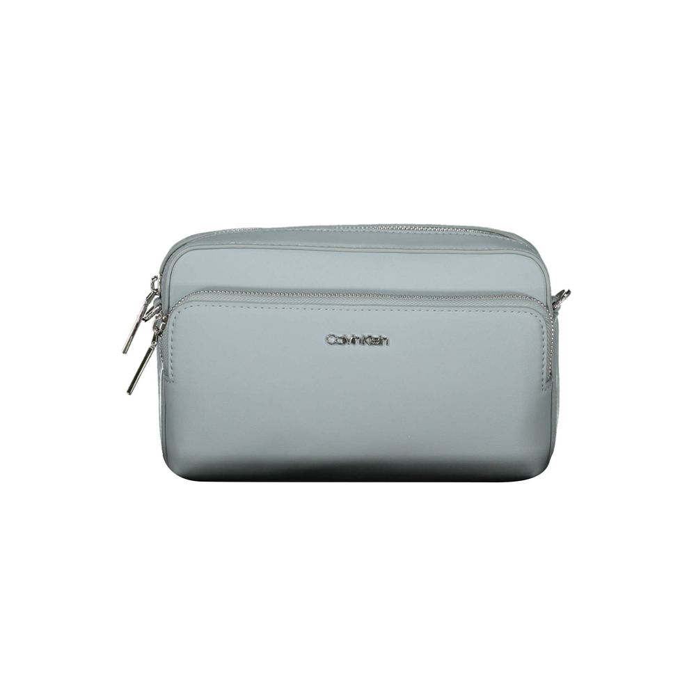 Sac à main pour femmes Calvin Klein Azzurro en polyester, élégant et pratique, avec détails modernes et design sophistiqué.