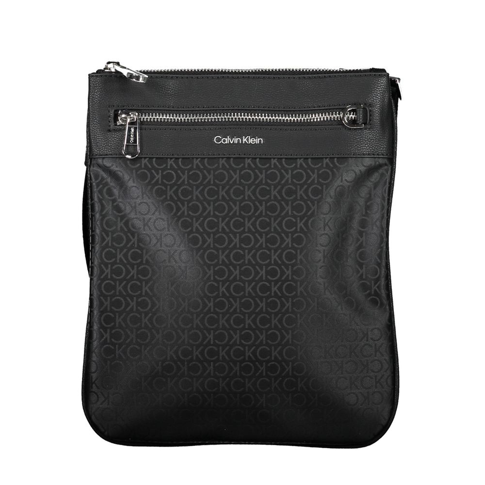Calvin Klein Schwarze Herren-Umhängetasche aus Polyester