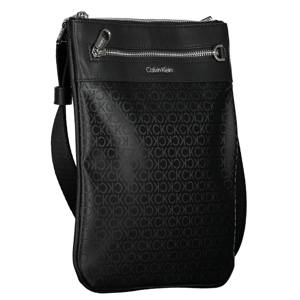 Calvin Klein Schwarze Herren-Umhängetasche aus Polyester