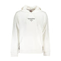 Sweatshirt en coton blanc pour homme de Tommy Hilfiger avec capuche, style décontracté et confortable visible sur l'image.