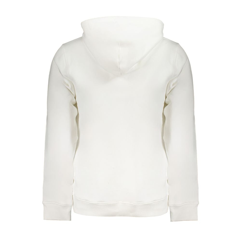 Sweat à capuche en coton blanc pour homme de Tommy Hilfiger, vêtement décontracté et confortable.
