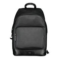 Sac à dos pour homme Calvin Klein en polyester noir, avec poches et bretelles réglables, idéal pour un style moderne et pratique.
