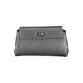 Sac à bandoulière noir pour femme de la marque Calvin Klein en polyester, vue de face avec détails du design.