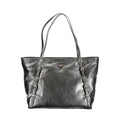 Sac à main Guess Jeans en polyuréthane noir pour femmes, élégant et tendance, avec poignée et détails modernes.