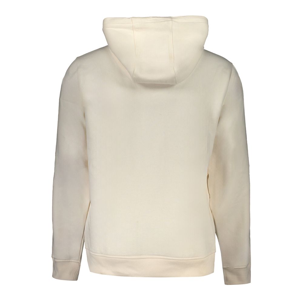 Sweatshirt blanc en coton pour homme de la marque Tommy Hilfiger, style décontracté avec logo discret.