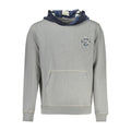Sweat-shirt gris en coton pour homme de la marque Guess Jeans, vue de face avec col rond et manches longues.