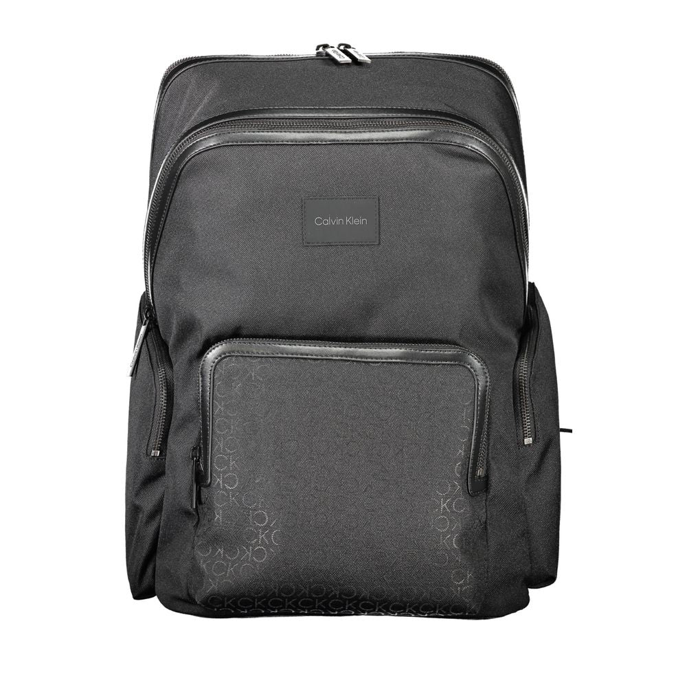 Calvin Klein Schwarzer Polyester Herrenrucksack