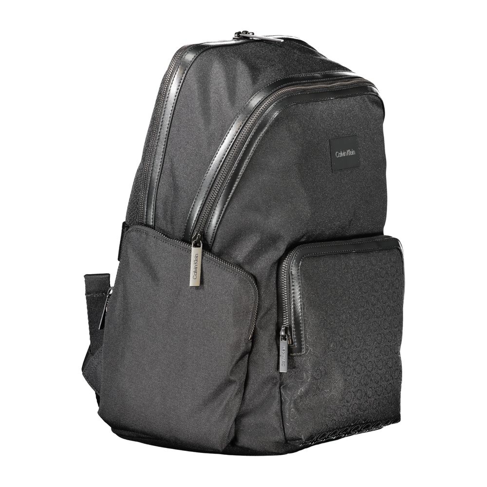 Calvin Klein Schwarzer Polyester Herrenrucksack