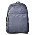Sac à dos homme Tommy Hilfiger en polyester bleu, avec compartiments et logo visible sur le devant.