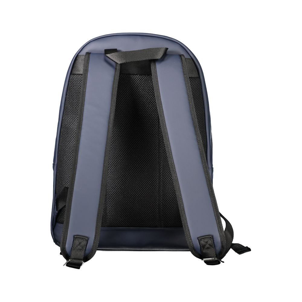 Tommy Hilfiger Herrenrucksack aus blauem Polyurethan