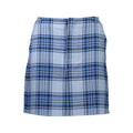 Jupe en coton bleue pour femme de la marque Tommy Hilfiger, coupe ajustée et style élégant visible dans l'image.