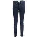 Jean skinny en coton bleu pour femmes de la marque Calvin Klein, coupe ajustée et style moderne.