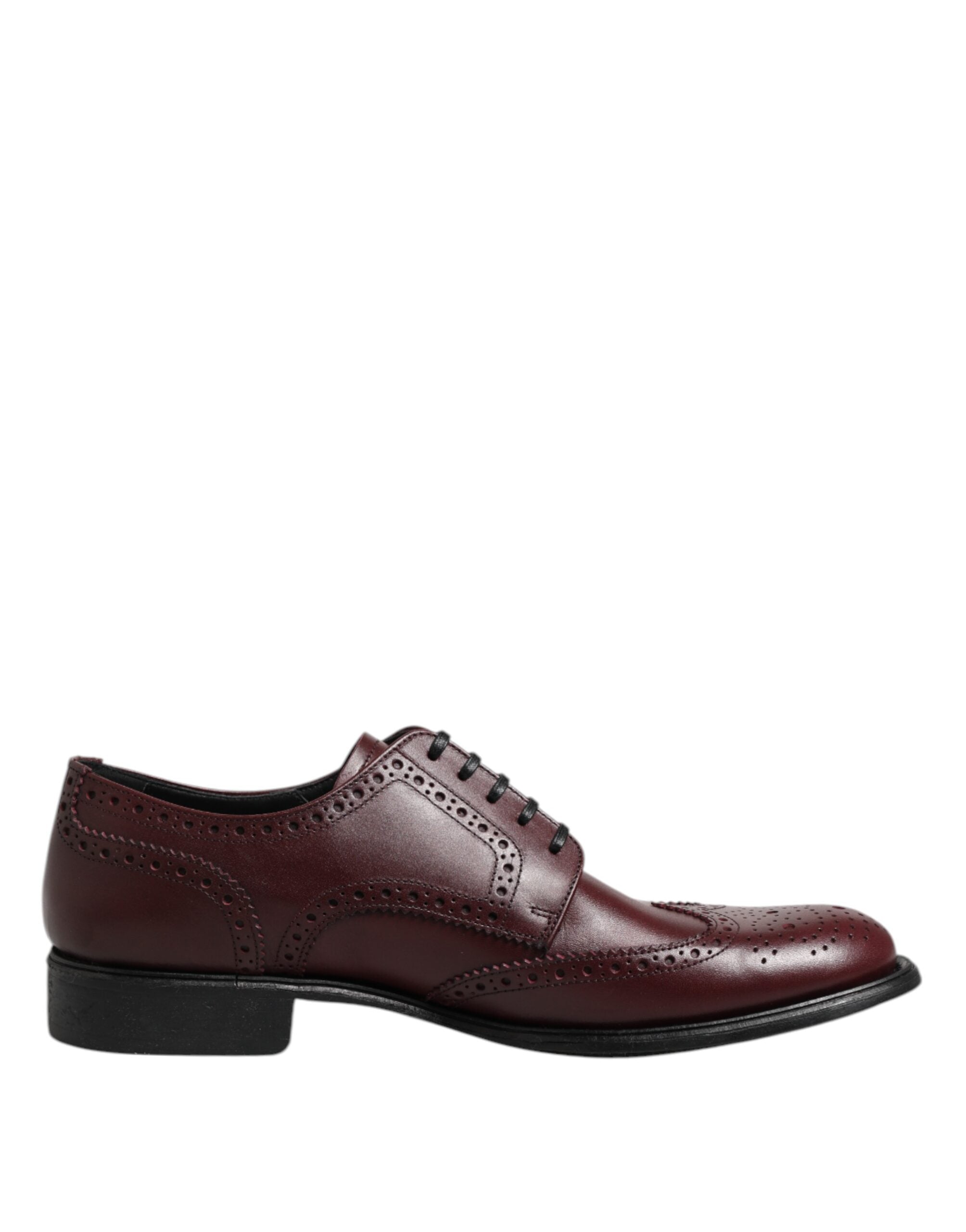 Dolce & Gabbana Braune Leder Schnürderbys