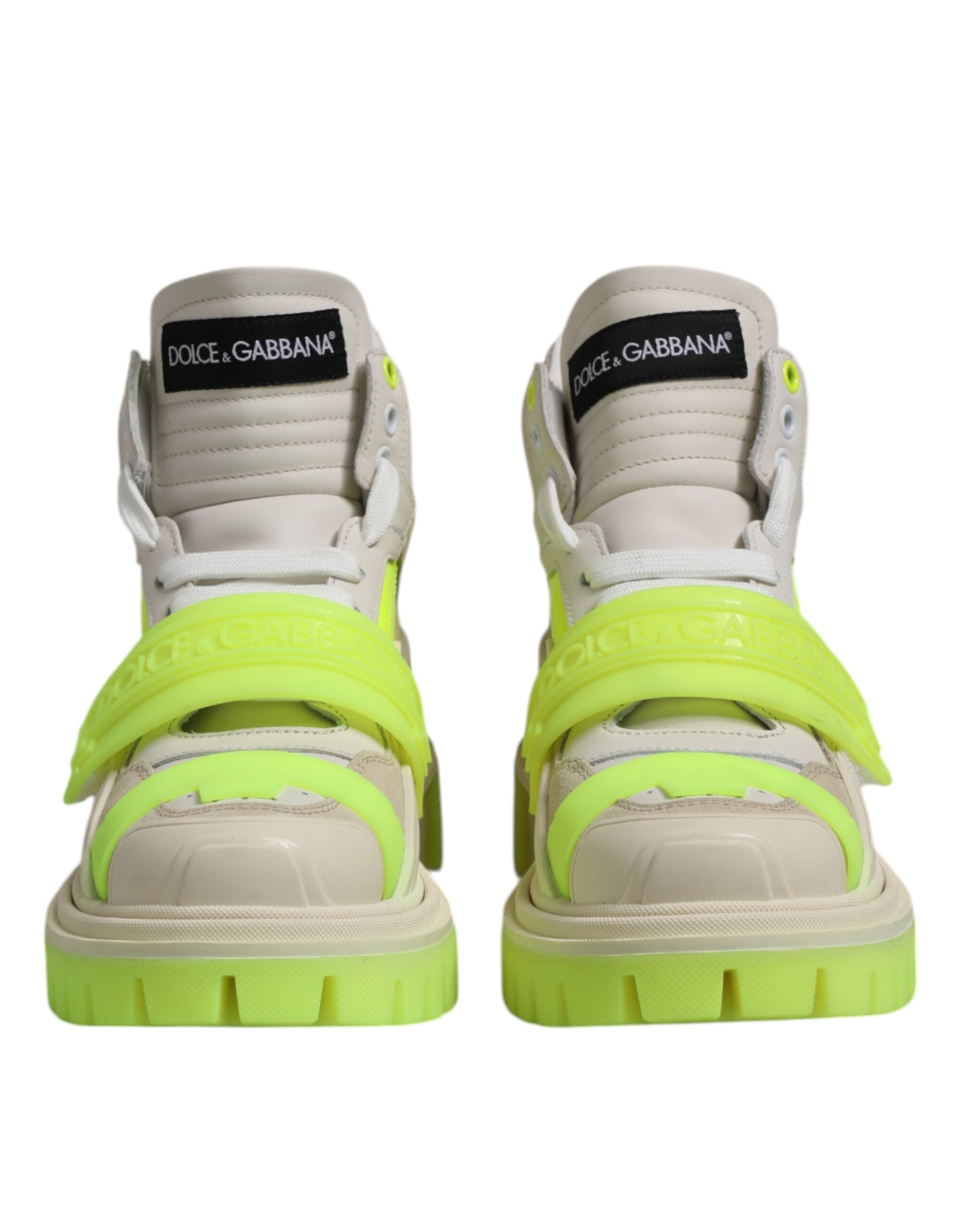 Chaussures de randonnée multicolores Dolce & Gabbana, baskets de style trekking avec détails vibrants et design tendance.