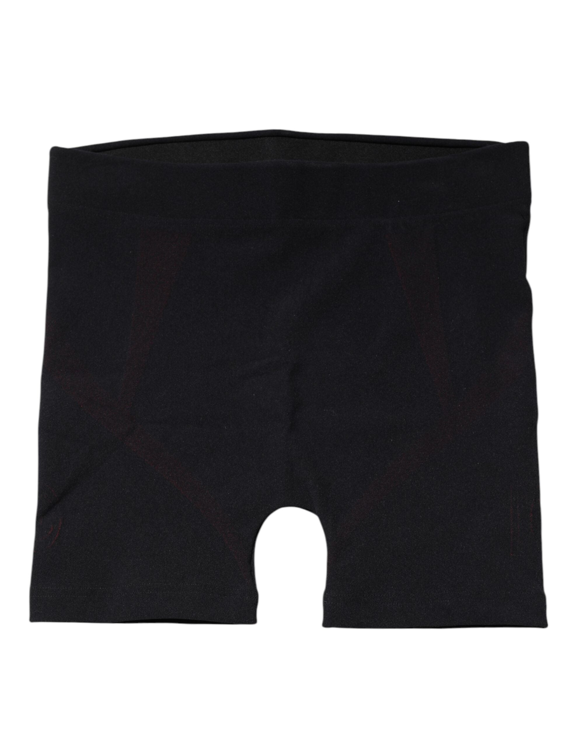 Boxers en nylon extensible noir de Dolce & Gabbana, sous-vêtements masculins confortables et élégants.