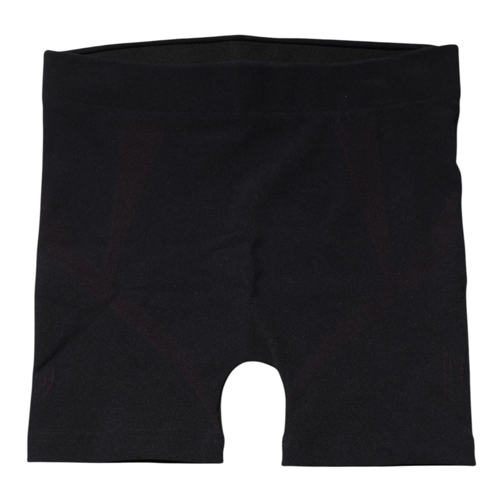 Shorts de boxeur en nylon stretch noir de Dolce & Gabbana, sous-vêtements masculins élégants et confortables.