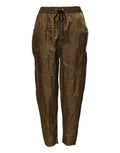 Pantalon de survêtement marron à taille moyenne pour femmes Dsquared², coupe décontractée et confortable.