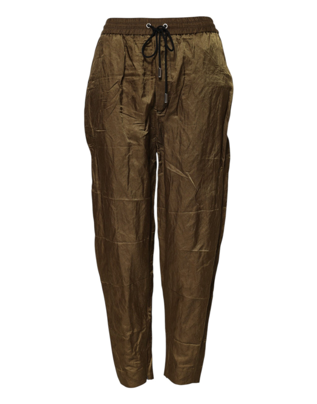 Pantalon de survêtement marron à taille mi pour femme de la marque Dsquared², coupe confortable et décontractée.