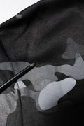 Sweat-shirt Dolce & Gabbana noir avec motif camouflage, pull-over en coton, style décontracté et tendance.