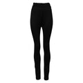 Leggings noir en nylon à taille haute de Dolce & Gabbana, coupe skinny, vêtement tendance pour femme.