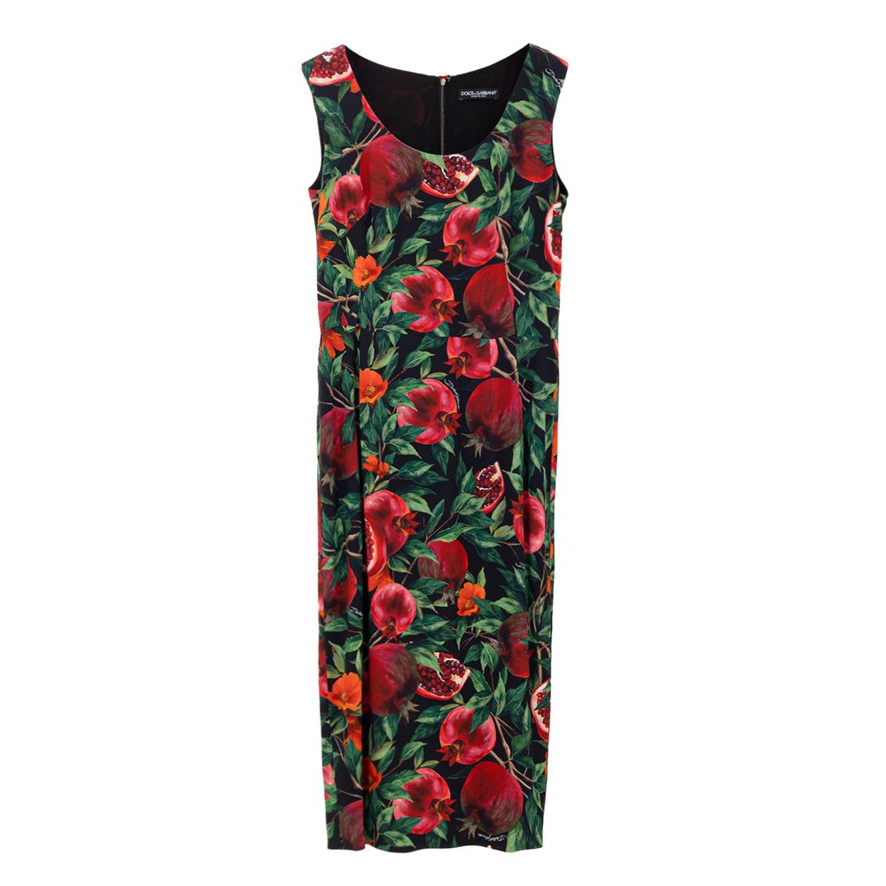 Robe longue bicolore en viscose de Dolce & Gabbana, style élégant avec un design fluide et sophistiqué.