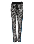 Pantalon jogger Dolce & Gabbana multicolore à motif léopard, style moderne et tendance, en tissu léger.