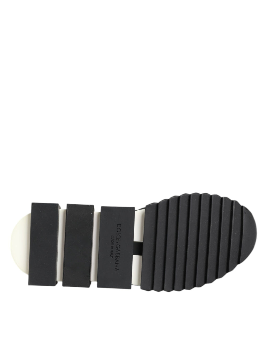 Chaussures sneakers Dolce & Gabbana Sorrento en noir et blanc avec logo Dolce & Gabbana visibles.