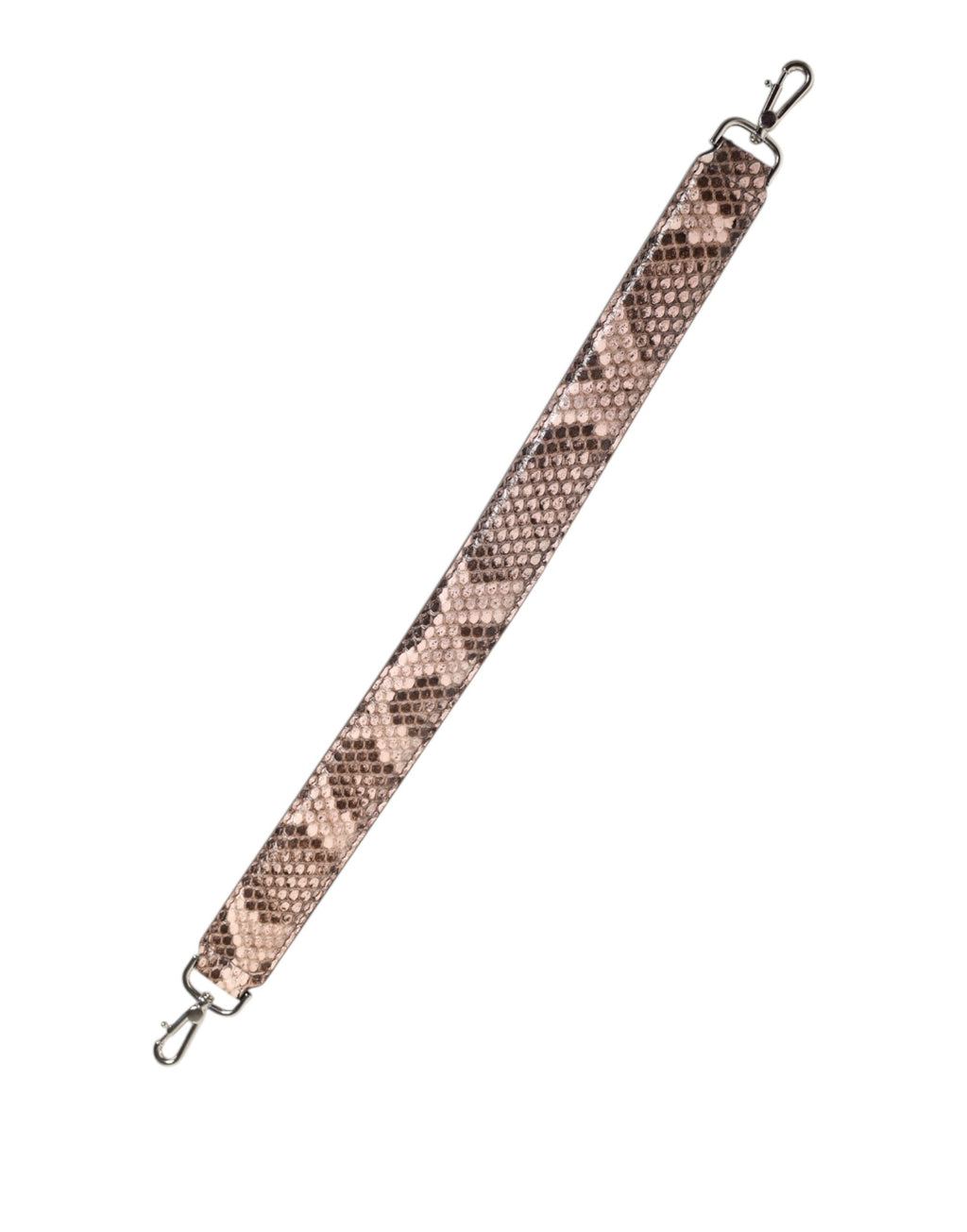 Sangle d'épaule en cuir exotique marron pour sac à main Dolce & Gabbana, accessoire de mode élégant et sophistiqué.
