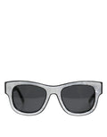 Lunettes de soleil Dolce & Gabbana DG4379 avec monture en acétate blanc perlé et verres Domenico Shade
