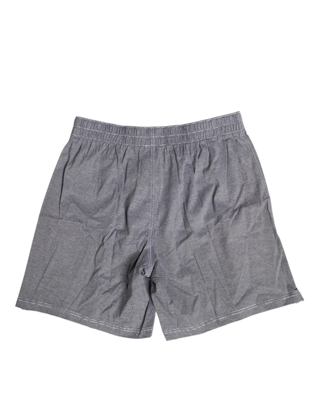 Caleçons boxers en coton rayé gris de Dolce & Gabbana, sous-vêtement homme confortable et élégant.
