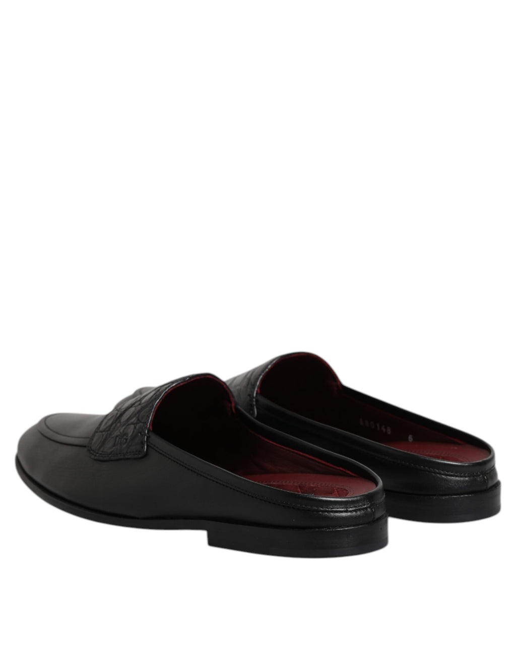 Chaussures mocassins Dolce & Gabbana en cuir de veau noir, style slip-on, élégantes et confortables pour homme.