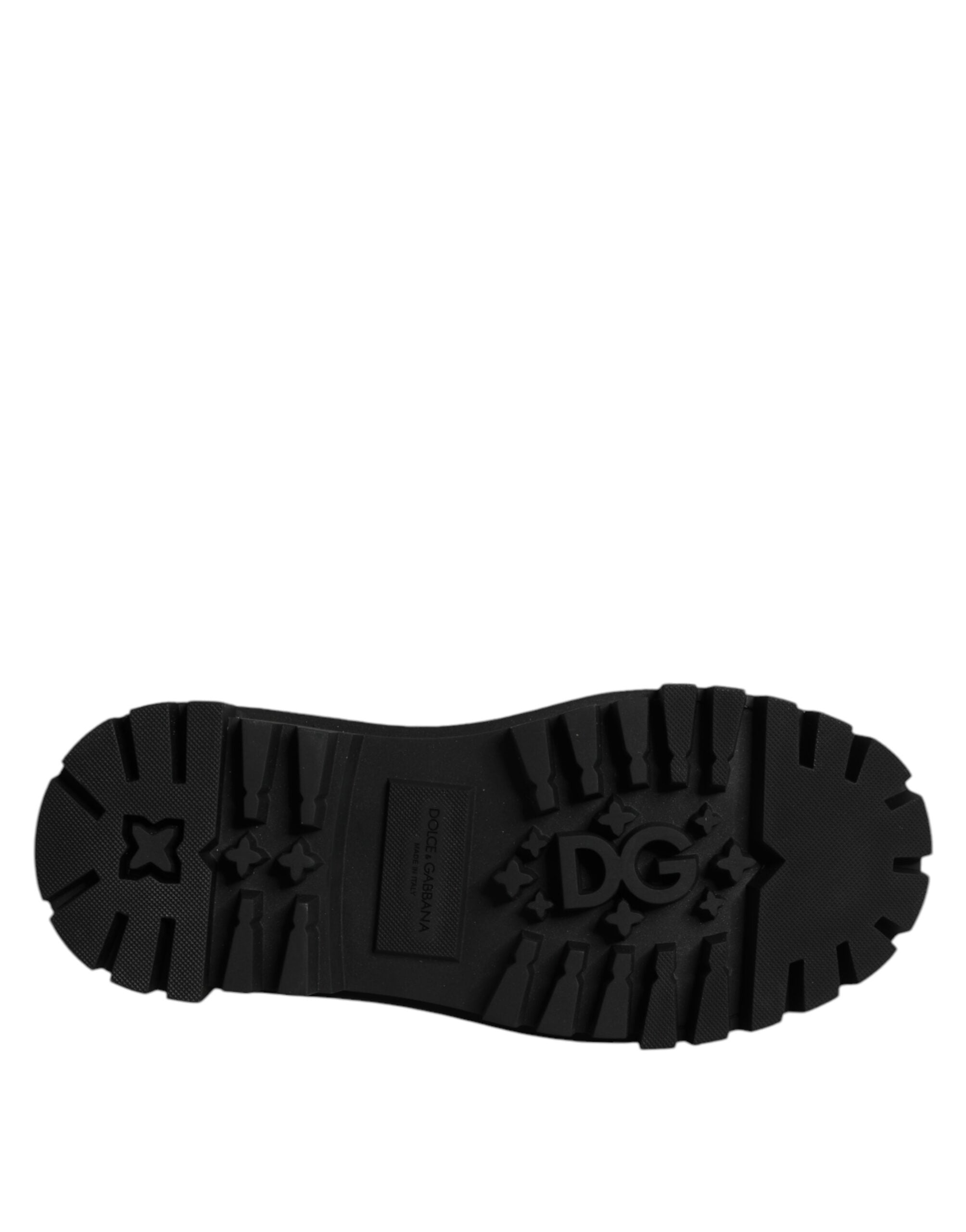Chaussures de marche en cuir rouge Dolce & Gabbana, chaussures à lacets élégantes pour femmes.