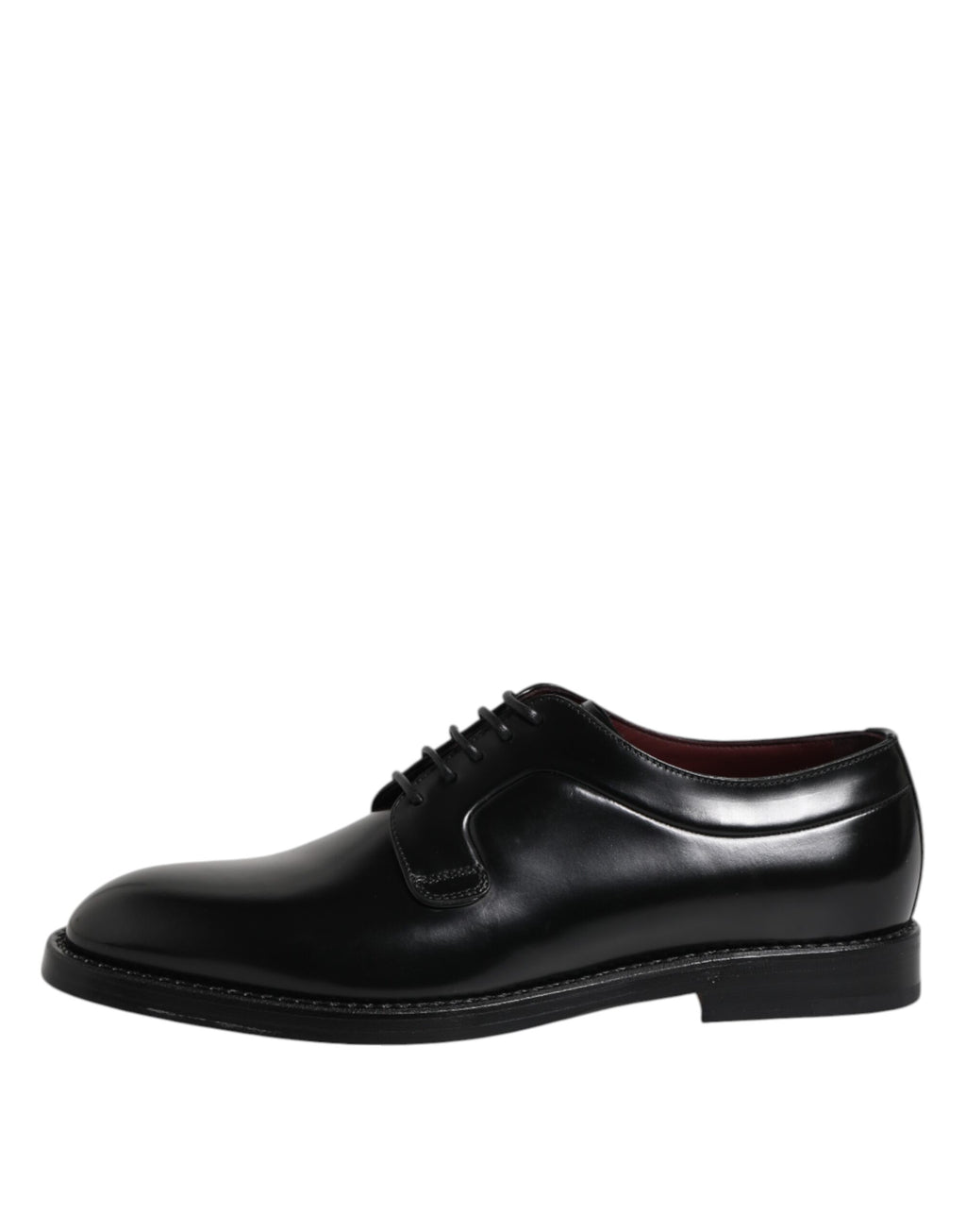 Dolce & Gabbana Schwarze Derbyschuhe aus Kalbsleder mit Schnürung