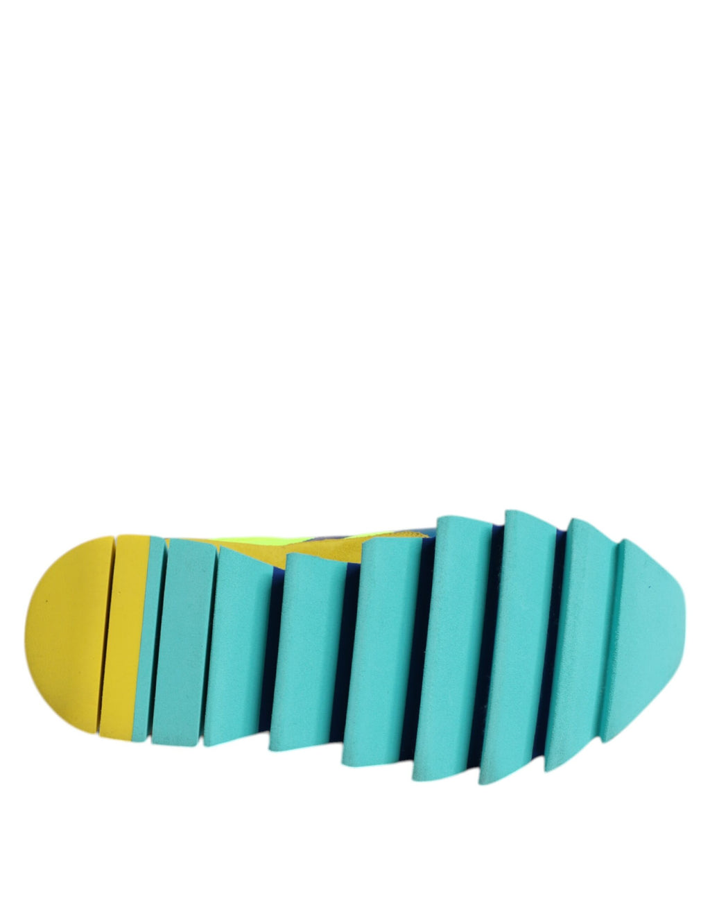 Chaussures sneakers basses pour hommes Dolce & Gabbana en cuir multicolore, style décontracté et tendance.