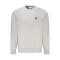 Sweatshirt homme Calvin Klein en coton gris, style décontracté, avec logo discret sur la poitrine.