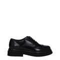 Chaussures Oxford et Derby en cuir noir Dolce & Gabbana, élégantes et classiques pour homme.