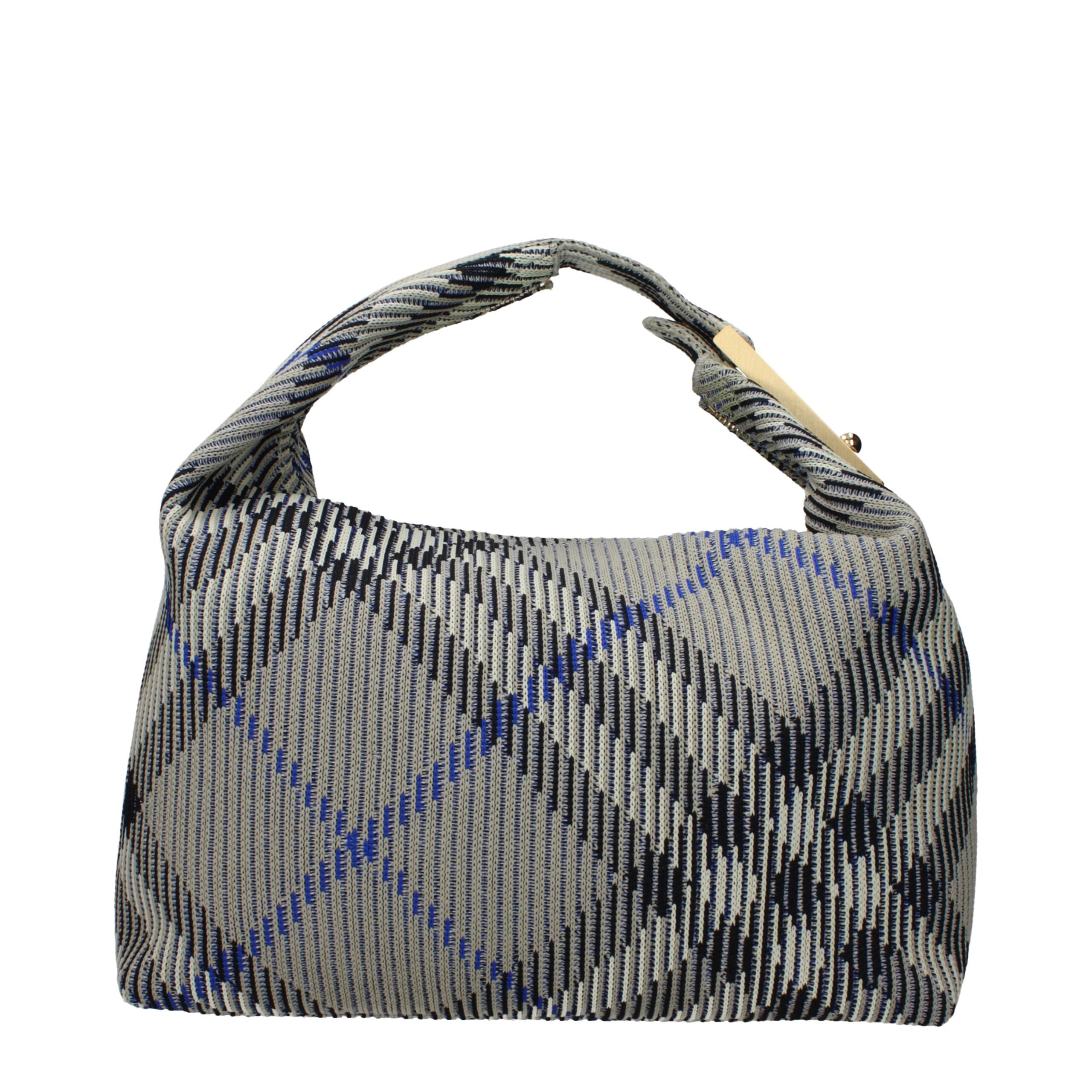 Sac à main Burberry en polyamide vert, avec détails élégants et poignée, parfait pour un style sophistiqué.