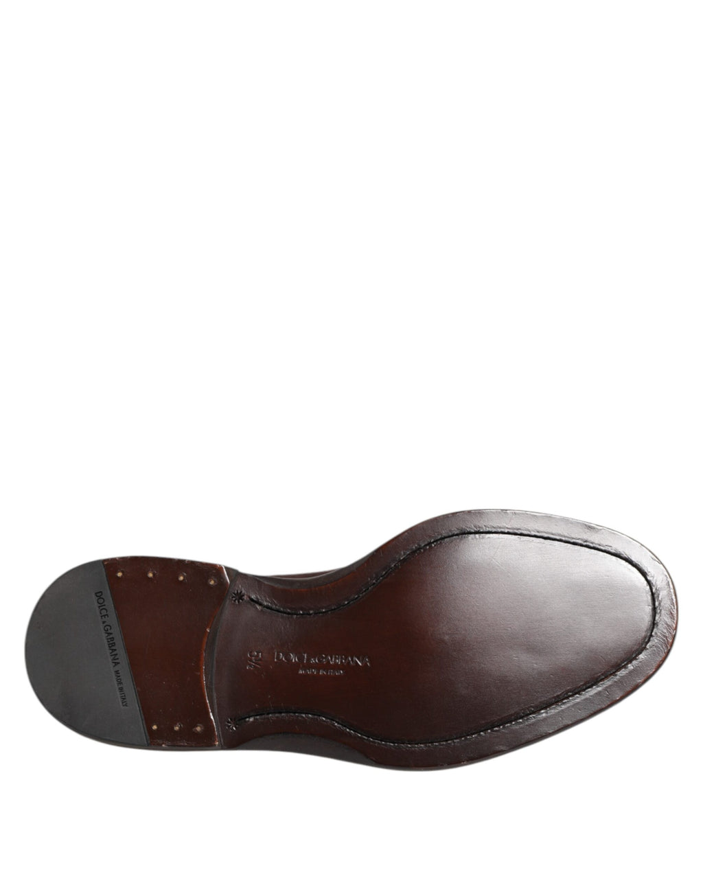 Chaussures Oxford en velours marron Dolce & Gabbana avec laçage, élégantes et sophistiquées pour homme.