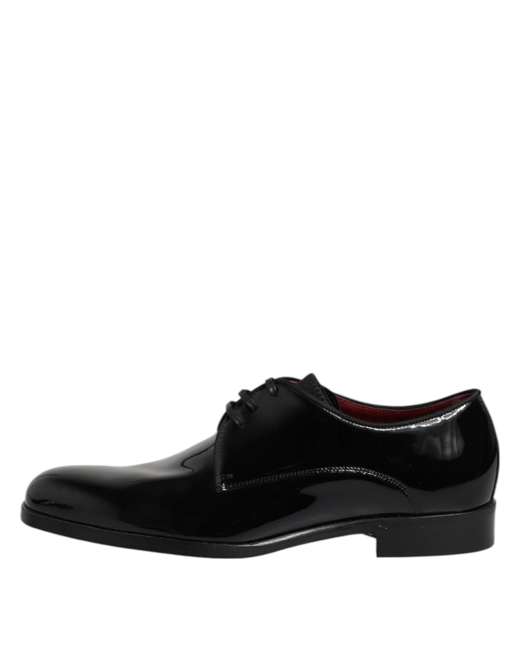 Chaussures derby noires en cuir de Dolce & Gabbana pour homme, lacets, style formel et élégant.