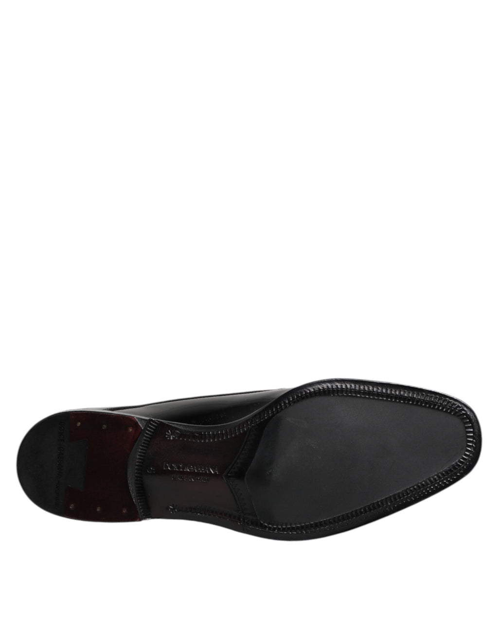 Chaussures derby noires en cuir pour homme de Dolce & Gabbana, lacées et élégantes pour occasion formelle.