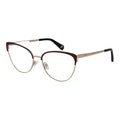 Lunettes en métal brun Guess avec monture élégante, vue de face, pour un style moderne et sophistiqué.