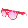 Lunettes de soleil en acier inoxydable rose de Guess, style moderne avec monture élégante et branche fine.