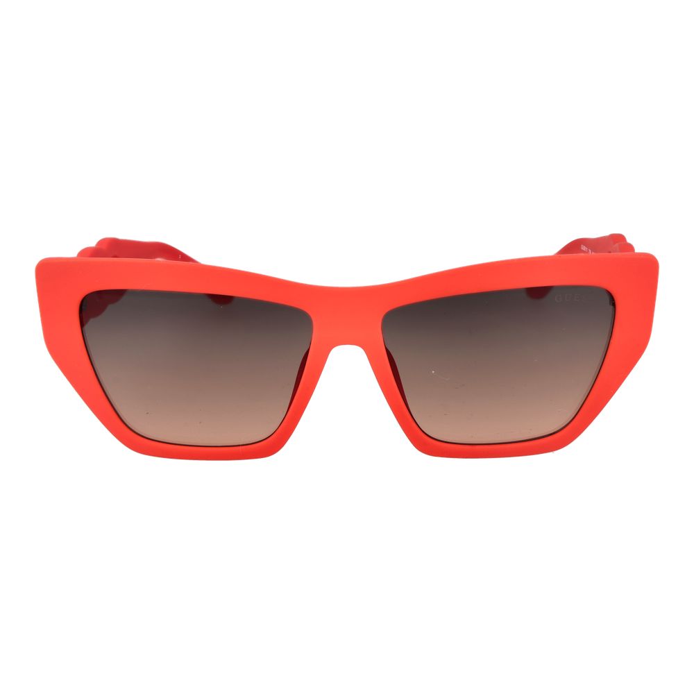 Lunettes de soleil Guess en plastique multicolore avec monture rectangulaire et verres teintés pour un style tendance.
