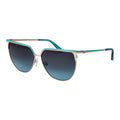 Lunettes de soleil en métal doré Guess, style élégant avec monture fine et verres teintés pour un look sophistiqué.