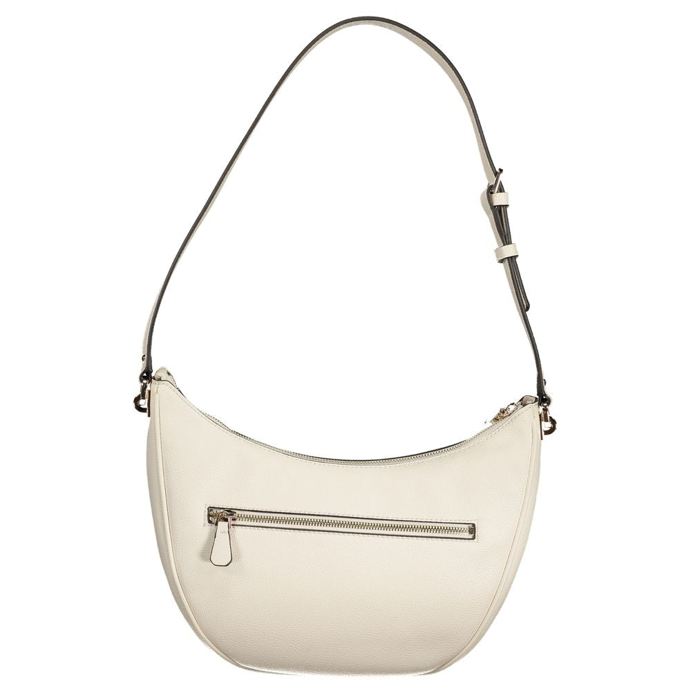 Sac à main Guess Jeans en polyuréthane blanc pour femme, design élégant et moderne, avec détails stylés et finition soignée.