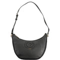 Sac à main Guess Jeans en polyuréthane noir pour femmes, design élégant avec détails modernes.
